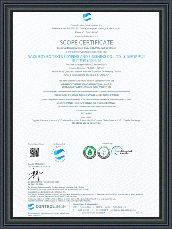 Scope-certificaat
